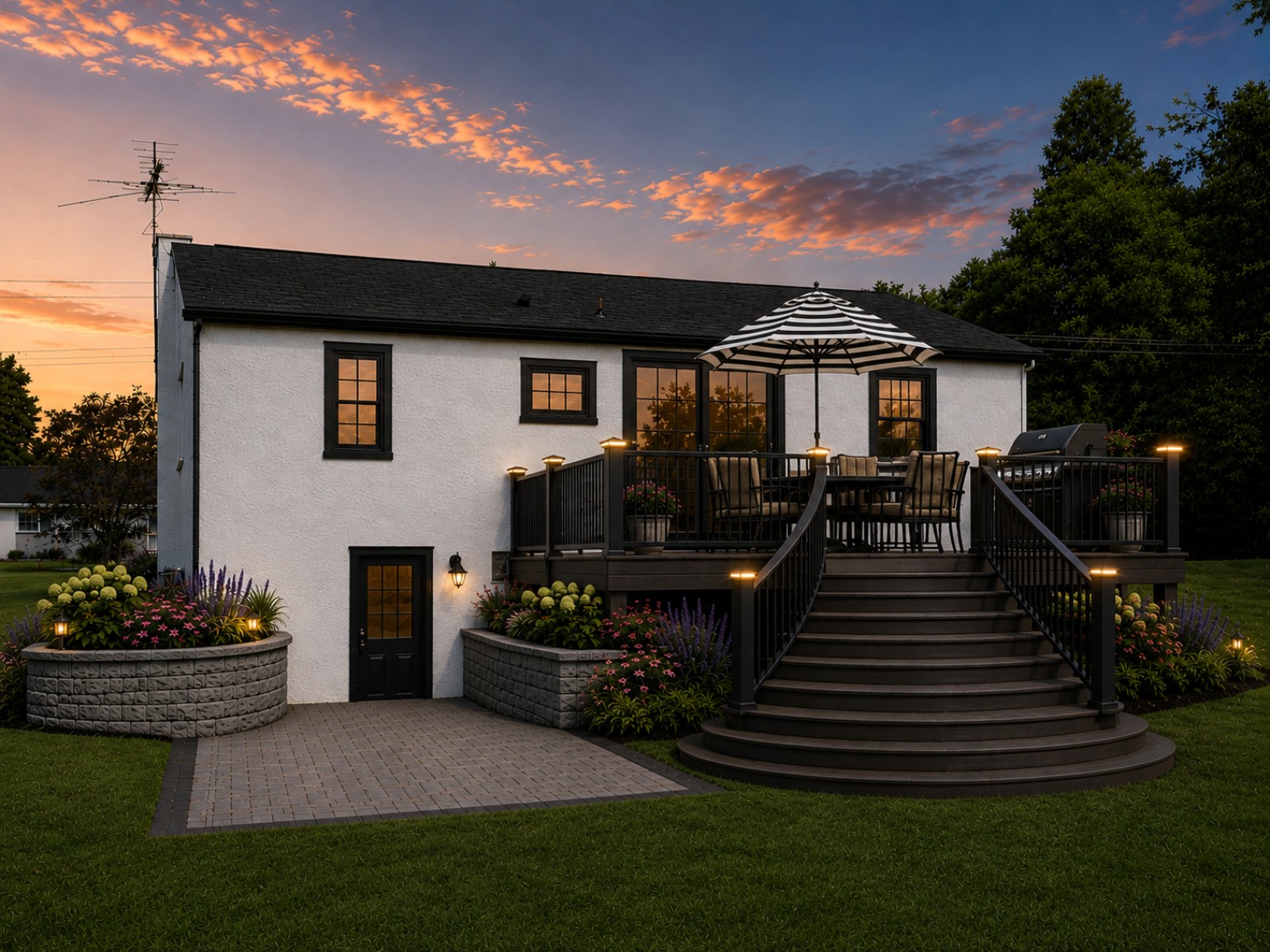 Planned rear exterior transformation