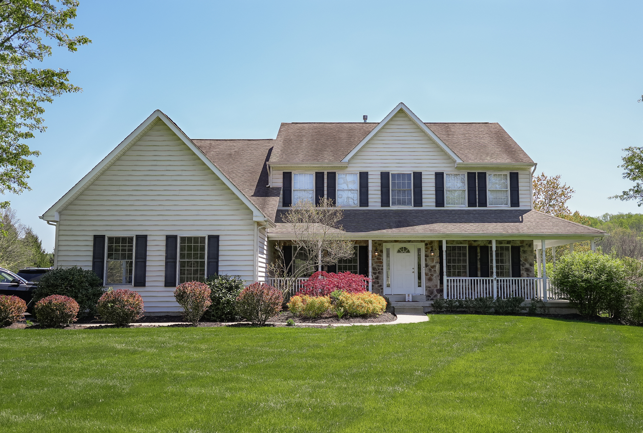 West Chester home before exterior transformation